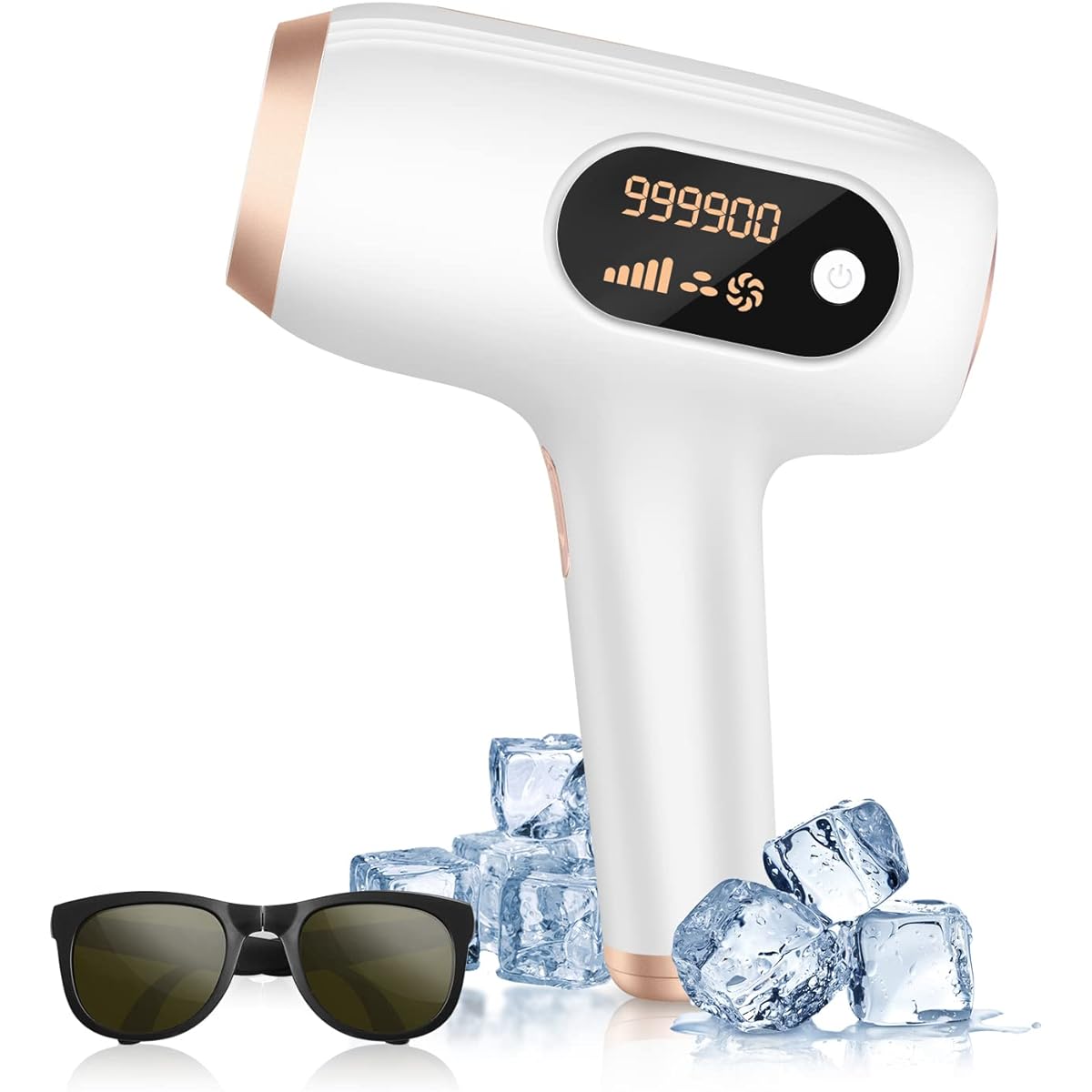 Epilator, Datsumouki Hair Removal Device, Men's, Women's, Cooling Hair Removal Device, 5 Level Adjustment, 990,000 Rounds, Datsumouki, Datsumouki Hair Removal Device, Women's, Automatic Continuous, For Home Use, VIO Compatible