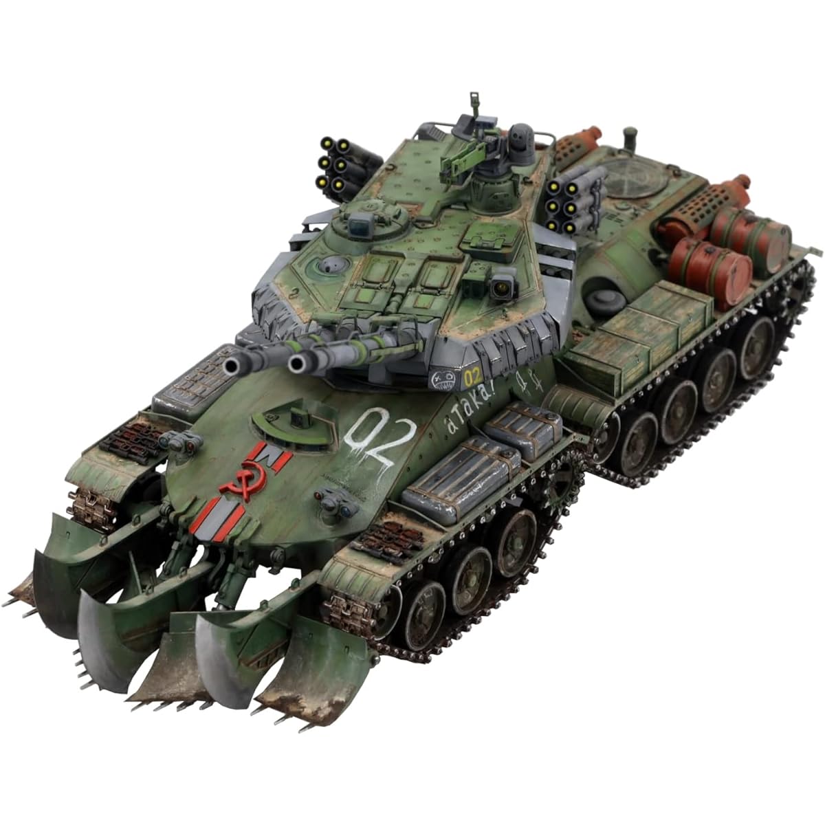 BORDER Border Model 1/35 Soviet Heavy Tank Apocalypse Color Coded Plastic Model BC001 Molding Color