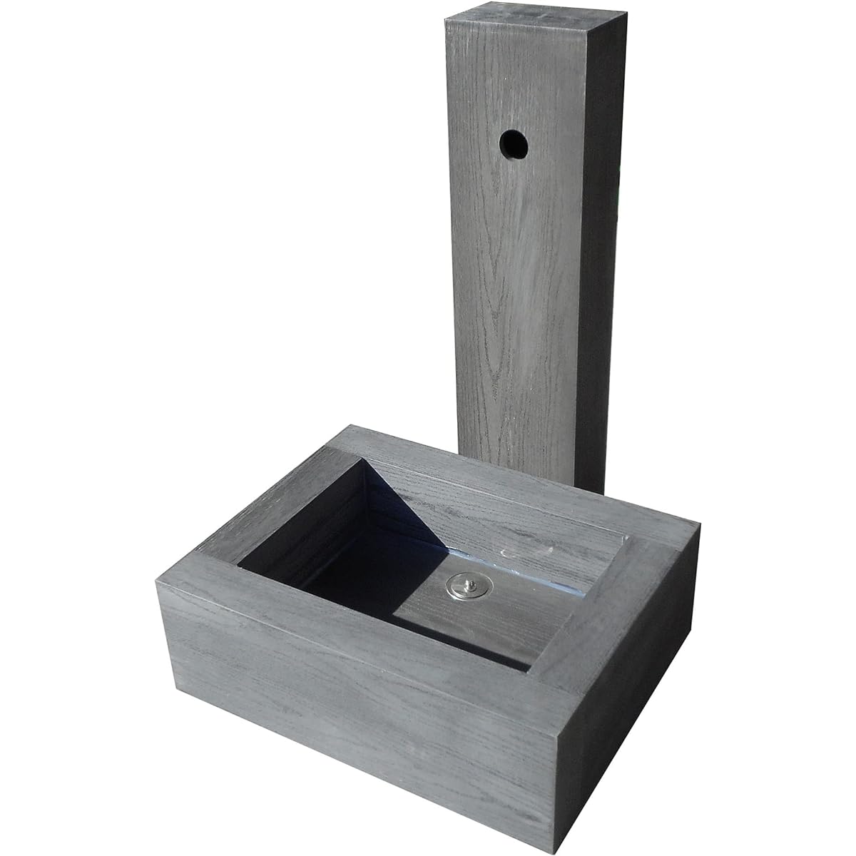 igarden iwood faucet unit black width 600mm x depth 480mm x height 850mm i10405406-bk