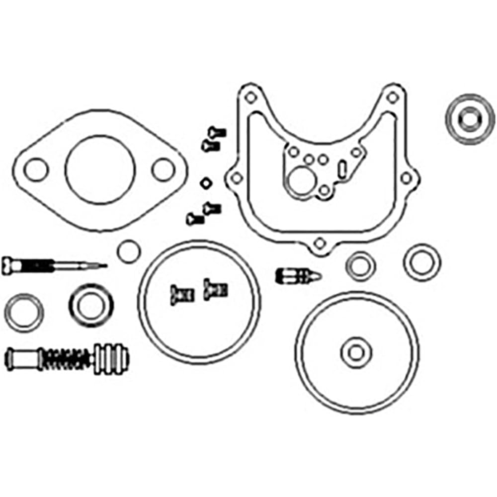 Carburetor Kit Complete (Holley) (1965-1975) Ford Tractor 2000 3000 4000 4600