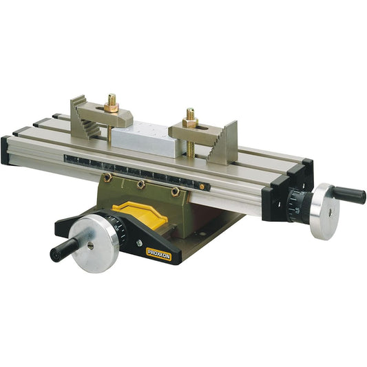 PROXXON Micro Cross Table XY table convenient for precision drilling work [1 scale 0.05mm, 1 rotation 1mm] No.27100 Green