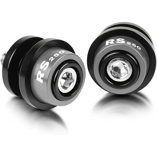 Stand Screw Slider Motorcycle CNC6MM Bracket Screw Swing Arm Slider Bobbin is very suitable for RS250 RS 50 125 250 1998-2003 2002 2001 2000 (Color: Gray)