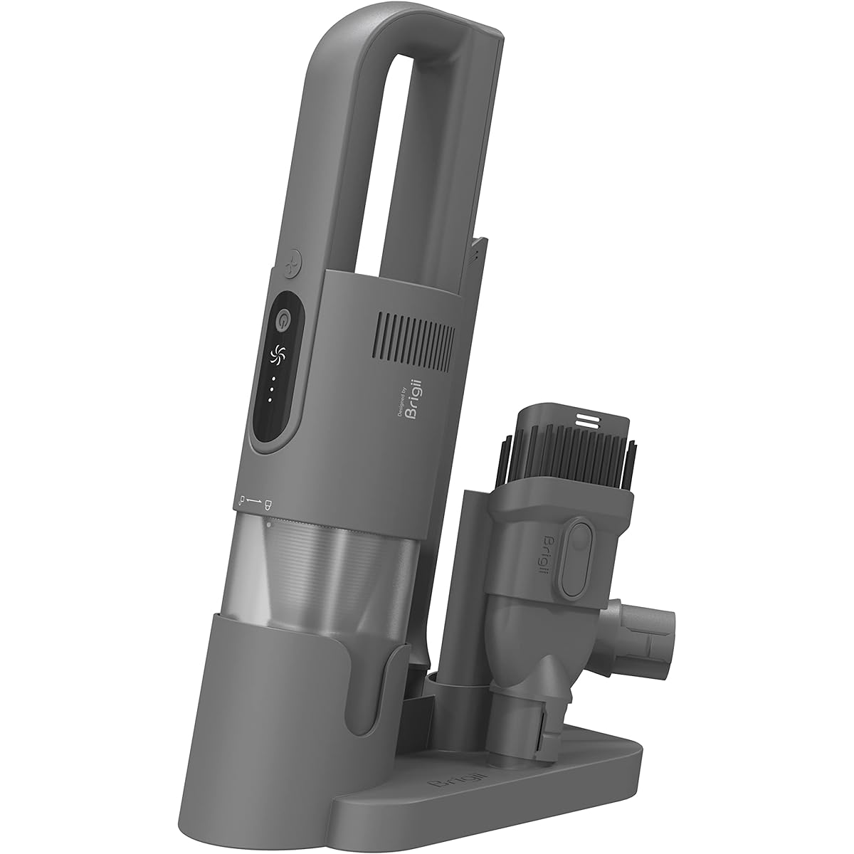 Brigii High Speed Handy Cleaner Cordless Powerful, 18Kpa Handy Vacuum Cleaner Equipped with LED Display, Car Vacuum Cleaner, Compact Small Vacuum Cleaner, Easily Captures Large Drops in Gap, Tabletop, Carpet, Mini Vacuum Cleaner, USB-C Charging-H5