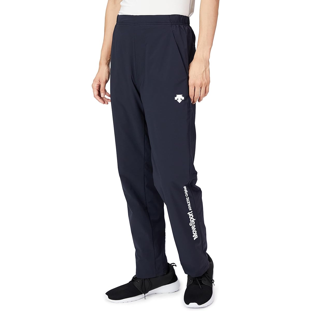 [DESCENTE] Long Pants, Lightweight, 4-Way Stretch, Heat Navi, Heat Retention, Heat Retention, Training, MOVESPORT, Men's