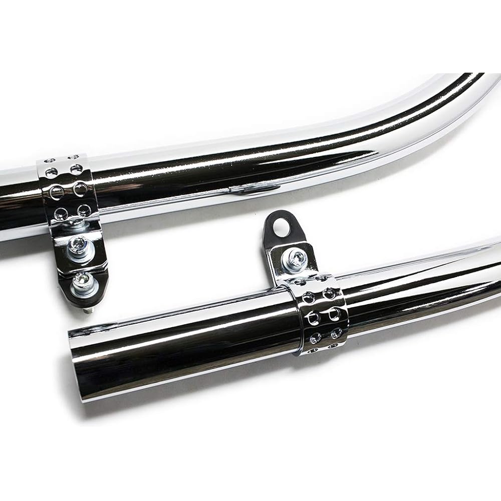 MOTOR ROCK Sportster XL'95-'03 Old Style Hand Bent Muffler Chrome MR-EX157C