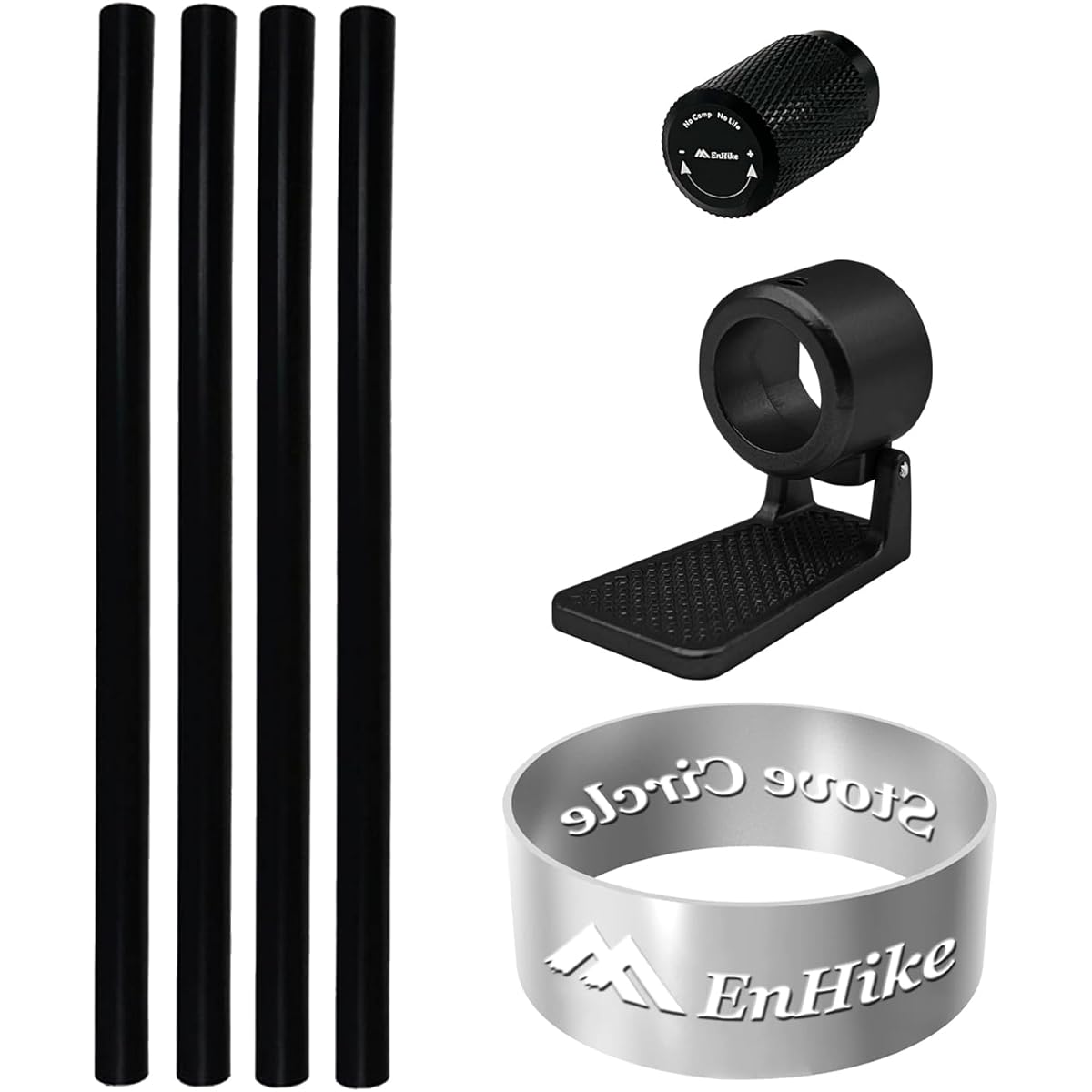 EnHike [For Specific Models] Heat Resistant Silicone Tube Ignition Assist Lever Firepower Adjustment Knob Assist Set SOTO Regulator Stove for ST-310