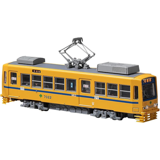 MODEMO N Gauge Tokyo Toden Type 7000 Updated Car 7022 Aobi M Car NT171 Railway Model Train