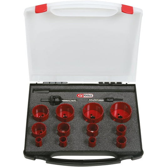 KS TOOLS Universal holesaw set 15 pcs 129.5580