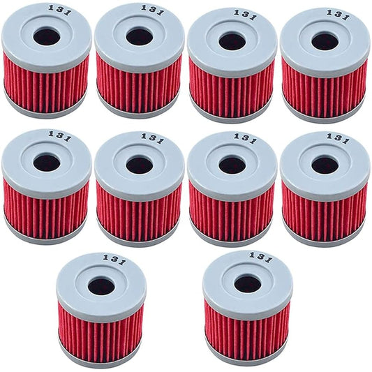 1/2/4/6/8/10pcs Motorcycle Oil Filter S/UZU-KI AN400 AN250 AN125 AN150 Burgman 400 DR125 DR125S DR100 GS125 GSXS125 ALT125 (Color : 10pcs-A)