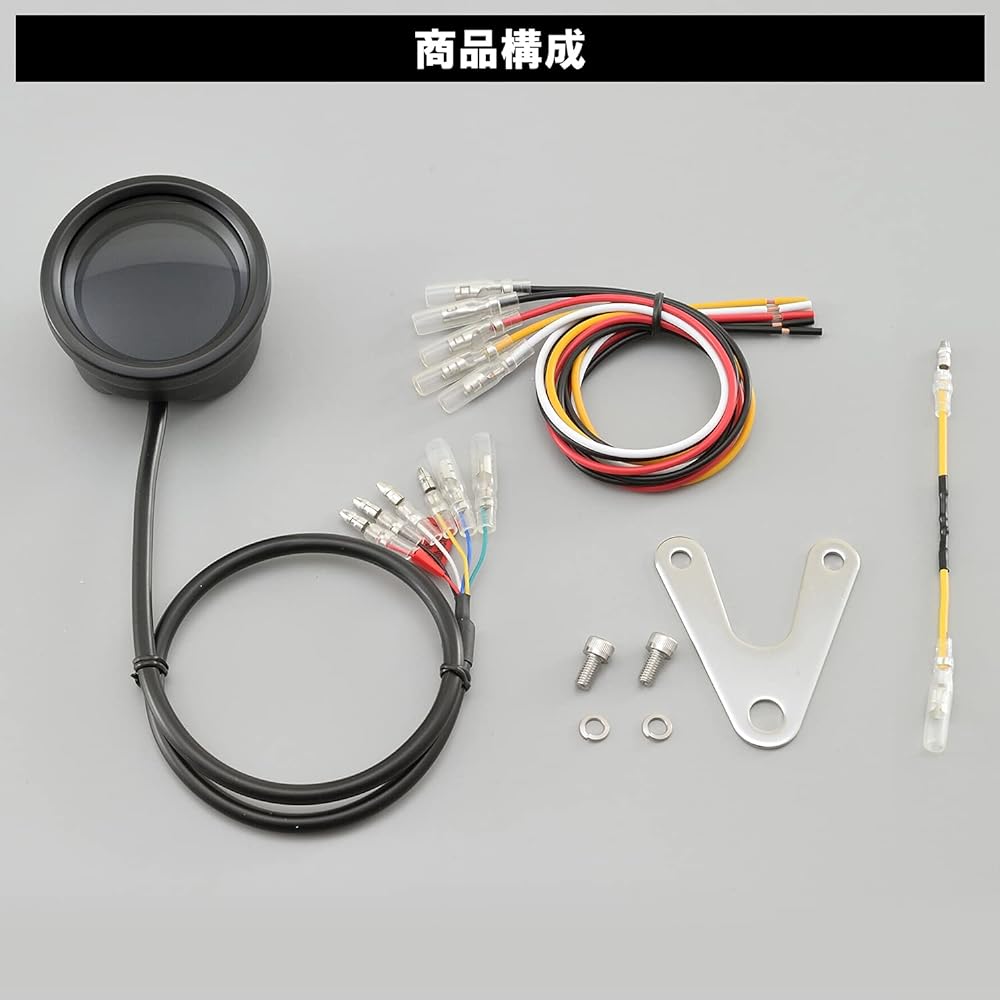 Daytona VELONA Motorcycle Electric Speedometer/Tachometer Black Body φ60 399km/h 20000rpm Display 21977