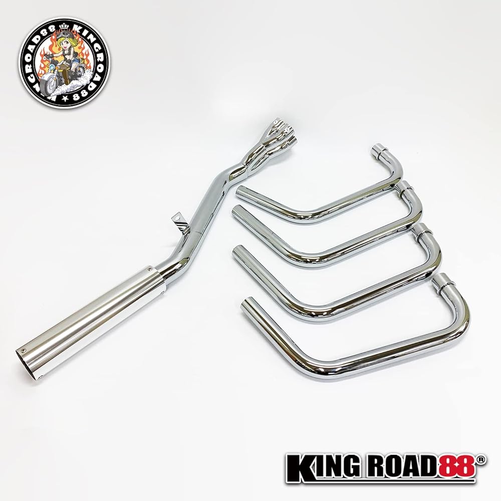 King Road 88 Zephyr 400 Muffler ZR400C KingRoad88 RPM Type Full Exhaust Muffler