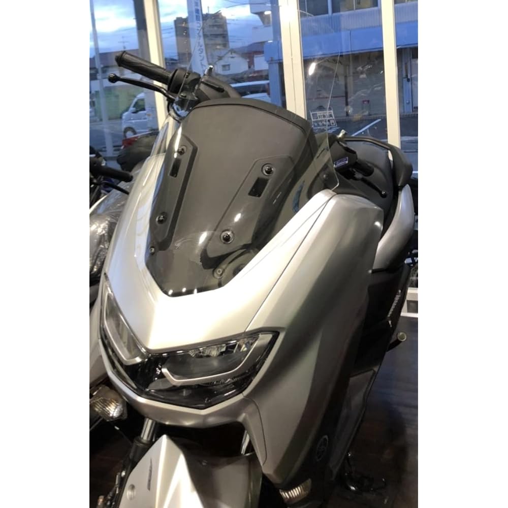 NMAX Long Screen (8BJ-SEG6J/E32TE '2021~) Windshield Windshield YAMAHA Yamaha Clear Alcanhands (ALCANHANDS)