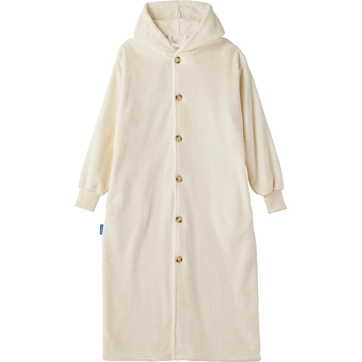 AQUA Wearable Blanket, Kaimaki, Unisex, Winter, Warm, Hooded, L Size (Length: Approx. 125cm), Ivory, mofua, Premium Microfiber Room Wear, Fluffy, Fluffy, Women's, Men's, Easy to Do Housework, Elastic Cuffs (Former Company Name: Nice Day) 45478408