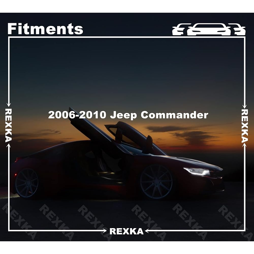 REXKA Fender Flare Molding Clip (rear part) JEEP 5189181-AA Commander 2006-2010 (20 packs)