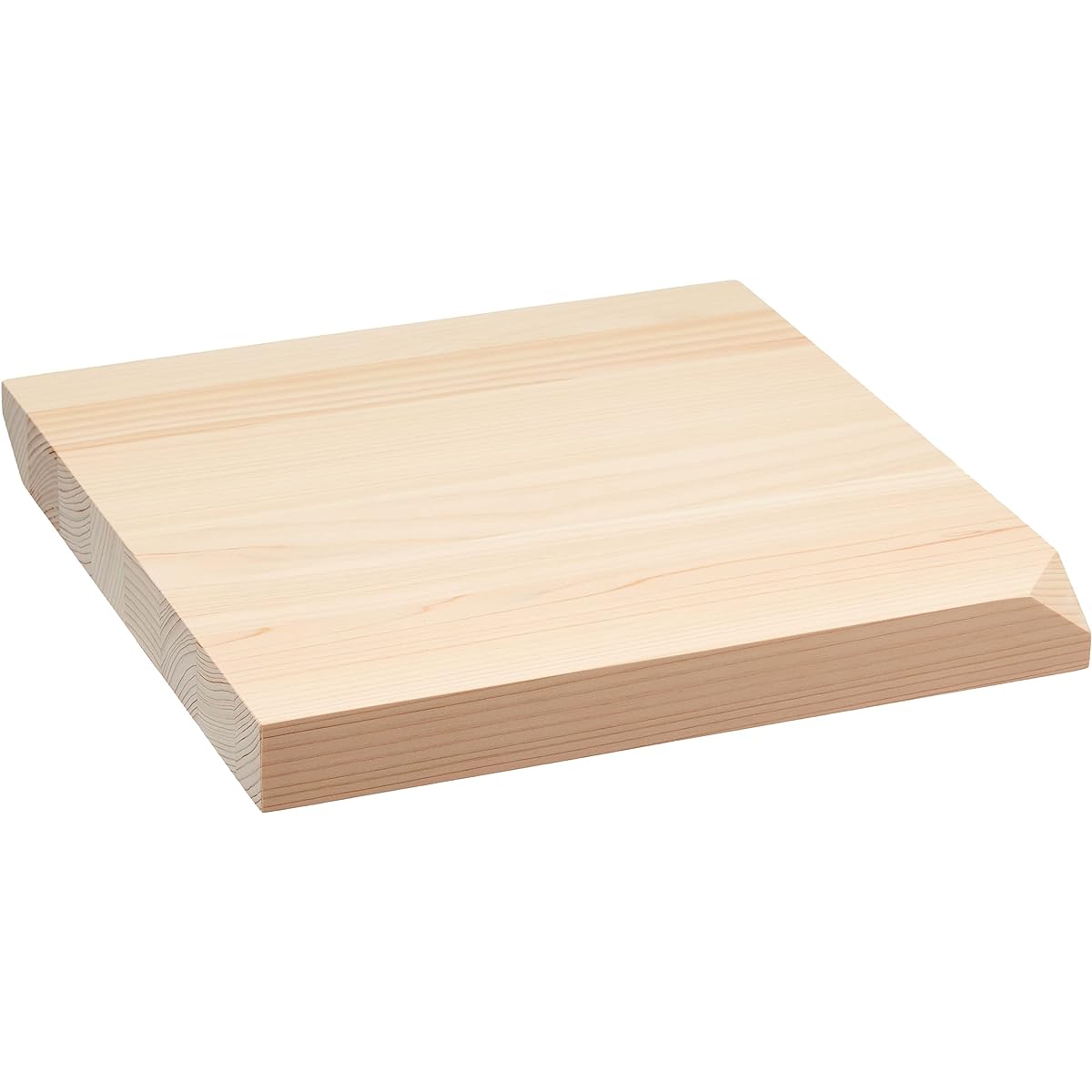 Yamako Japanese-made cutting board MANAITA wooden box 27 x 27 x 3 cm 4157