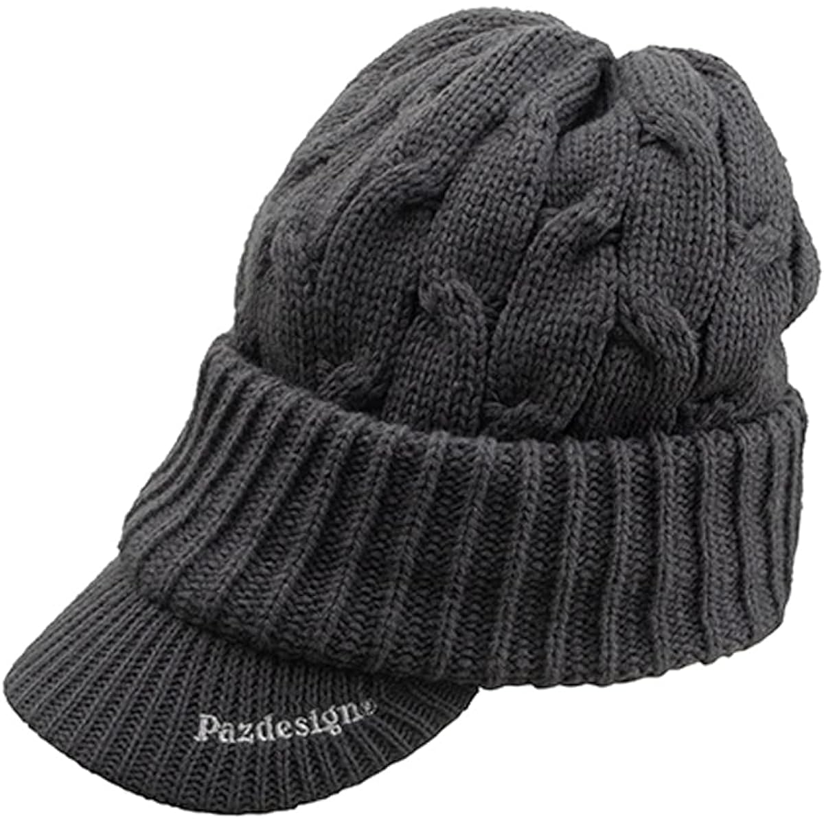 Pazdesig KNIT CAP WITH BRIM Knit Cap with Brim PHC-069