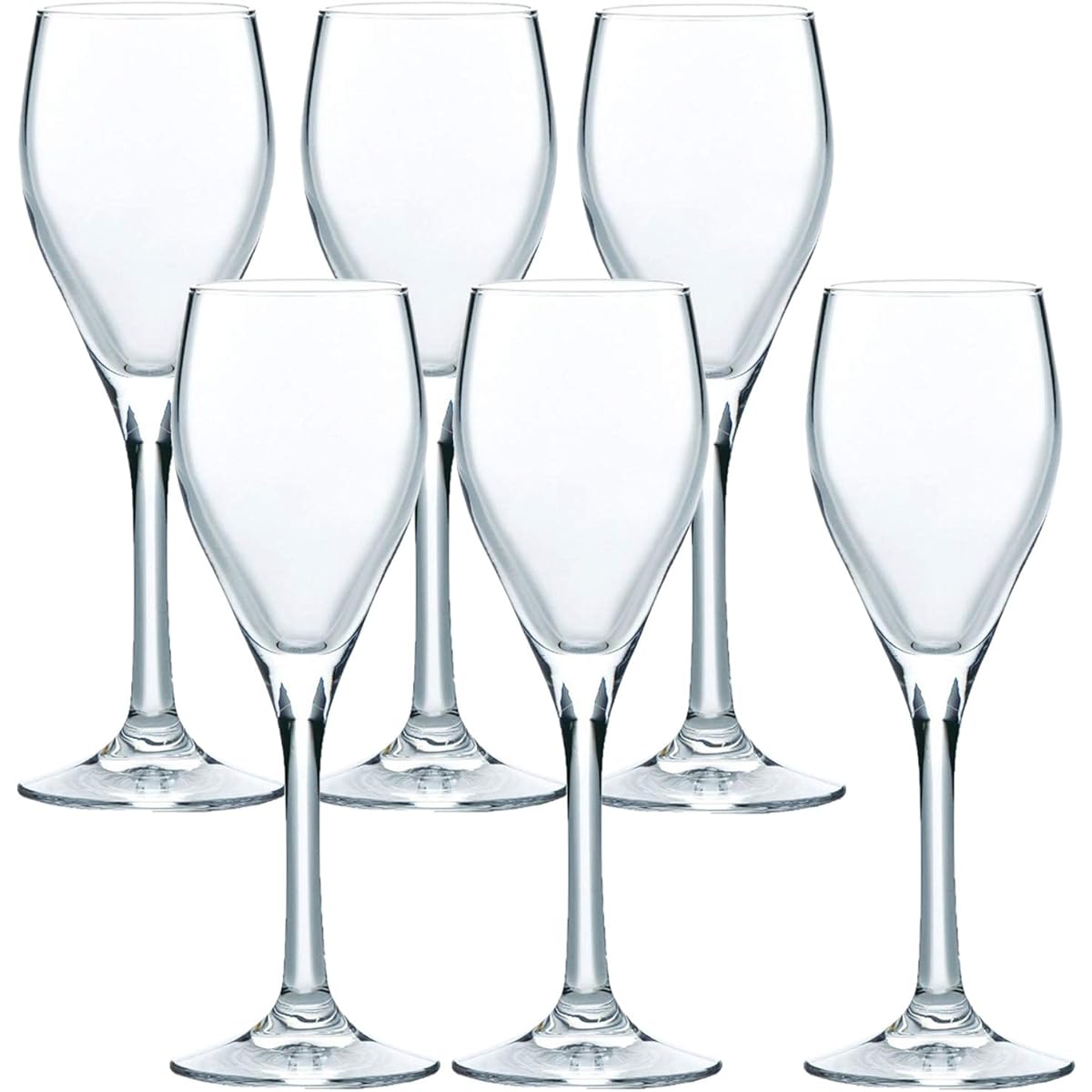 Toyo Sasaki Glass Champagne Glass HS Champagne Glass 140ml 6 pieces Unbreakable Wine Glass Flute Glass Made in Japan Dishwasher Safe Cup SQ-04254HS