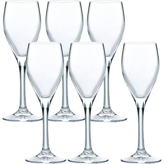 Toyo Sasaki Glass Champagne Glass HS Champagne Glass 140ml 6 pieces Unbreakable Wine Glass Flute Glass Made in Japan Dishwasher Safe Cup SQ-04254HS