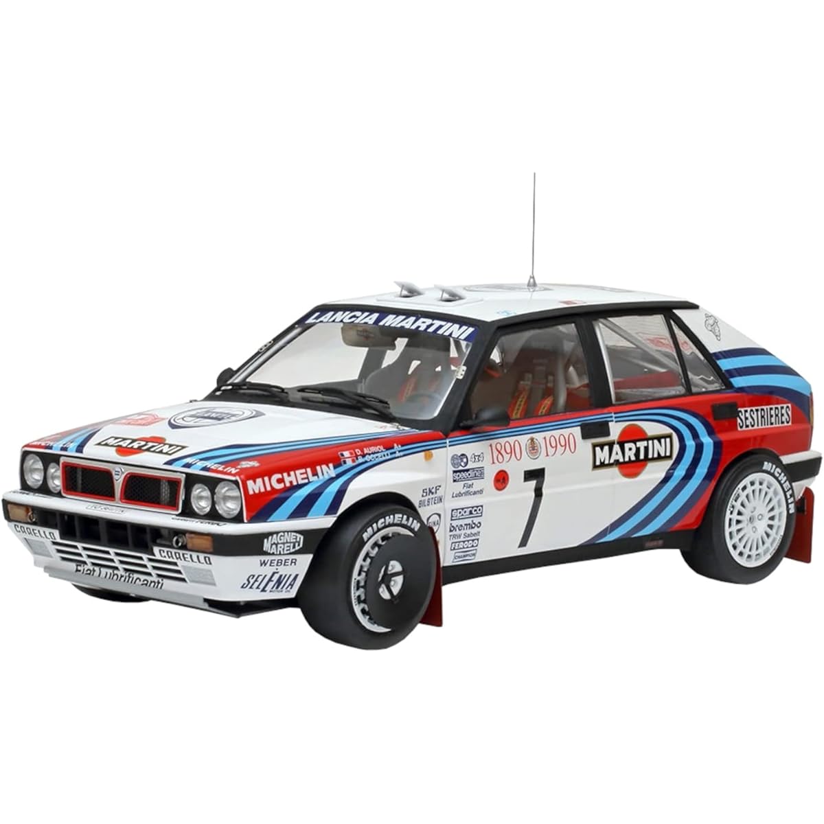 ITALERI Tamiya 1/12 Car Series No.4709 Lancia Delta HF Integrale 16V Plastic Model 37706