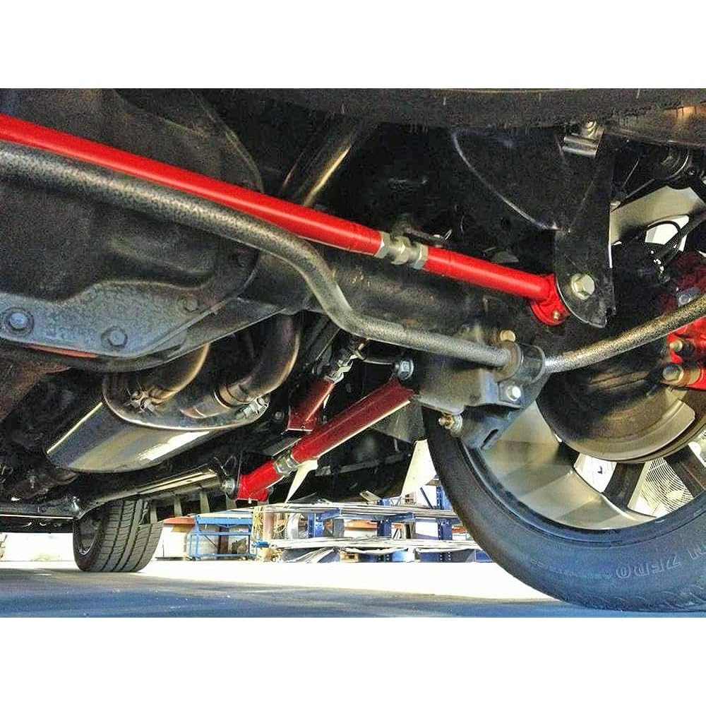 SPOHN D09-1500-104R Adjustable rear hard pancer track bar polyurethane buying 2009-2022 Dodge Lamb 1500 Truck (red)