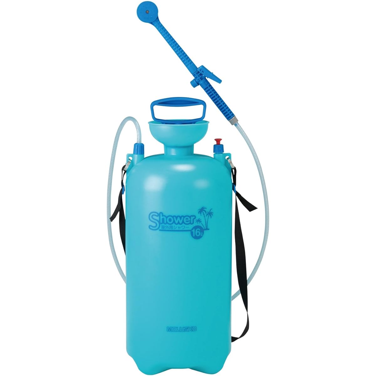 BUNDOK MOLUSKO Shower & Mist 16L MS-34 Portable Simple Shower Outdoor Marine Sports S Blue