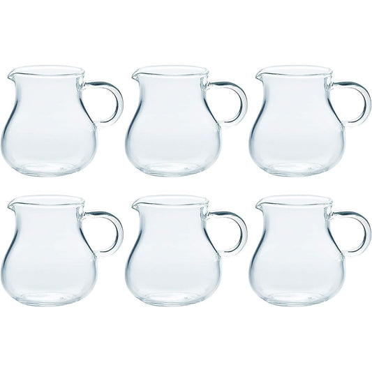 Toyo Sasaki Glass Toyo Sasaki Syrup Pitcher with Handle Approx. 45ml TS44027 Set of 6