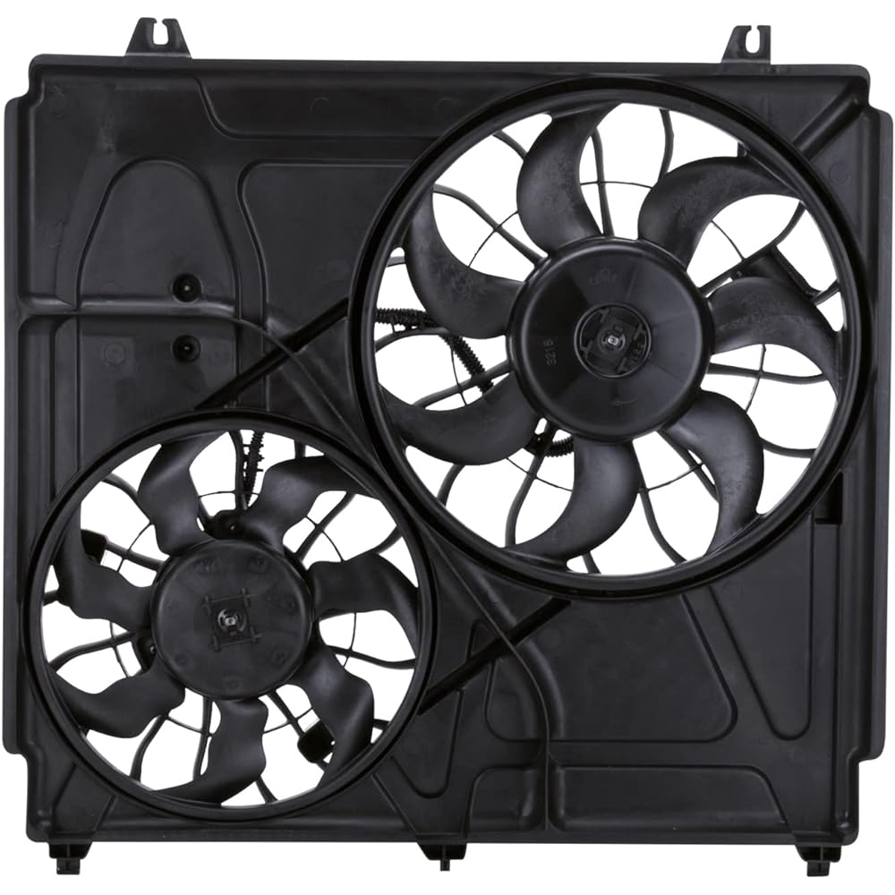 TYC 621040 KIA SORENTO Exchange radiator/Condenser Cooling Fan Sembris