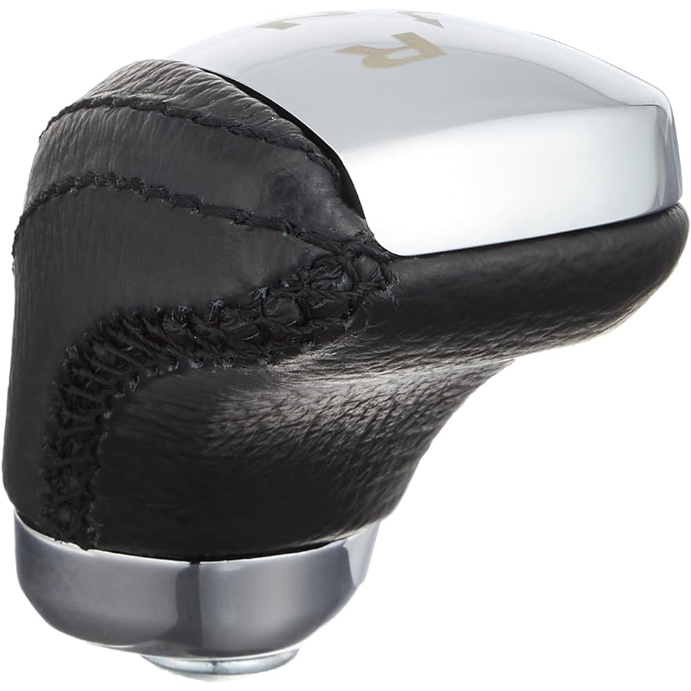 SILKBLAZE Shift Knob Type-T Plated/Leather 80 Noah/Voxy/Esquire HV Car SB-LSK-082