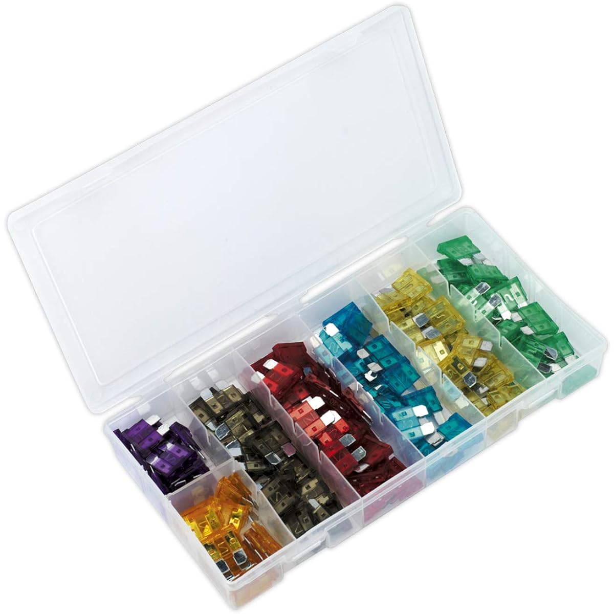 SEALEY BCF120 Automotive standard blade fuse assortment 120 pieces