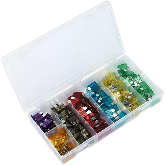 SEALEY BCF120 Automotive standard blade fuse assortment 120 pieces
