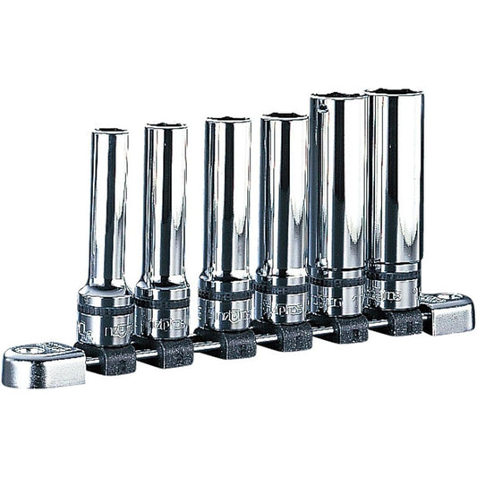 Kyoto Machinery Tools (KTC) Nepros 12.7mm (1/2 inch) Deep Socket Set of 6 NTB4L06A