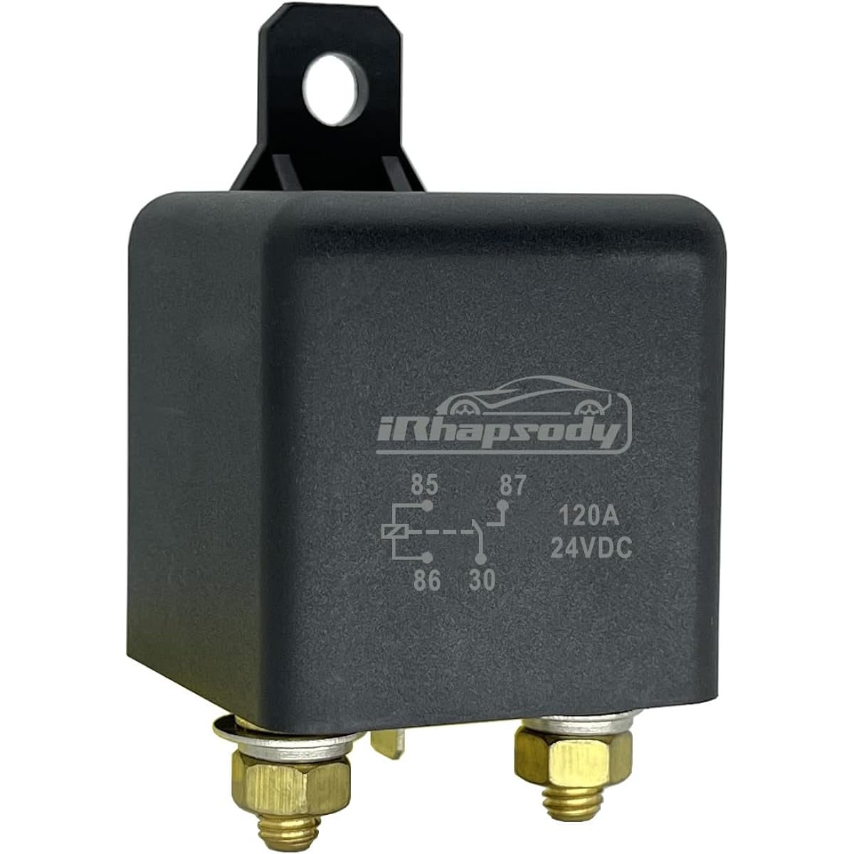 IRHAPSODY 120AMP 24V continuous durable relay 4 -high -current relay split charge relay switch SPST high power -on/off durable starter relay