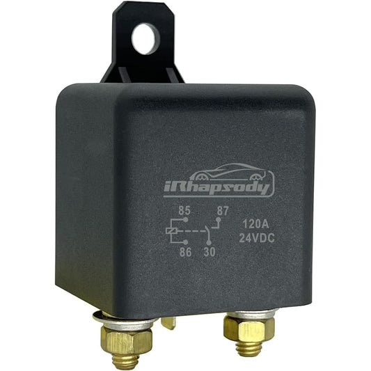 IRHAPSODY 120AMP 24V continuous durable relay 4 -high -current relay split charge relay switch SPST high power -on/off durable starter relay