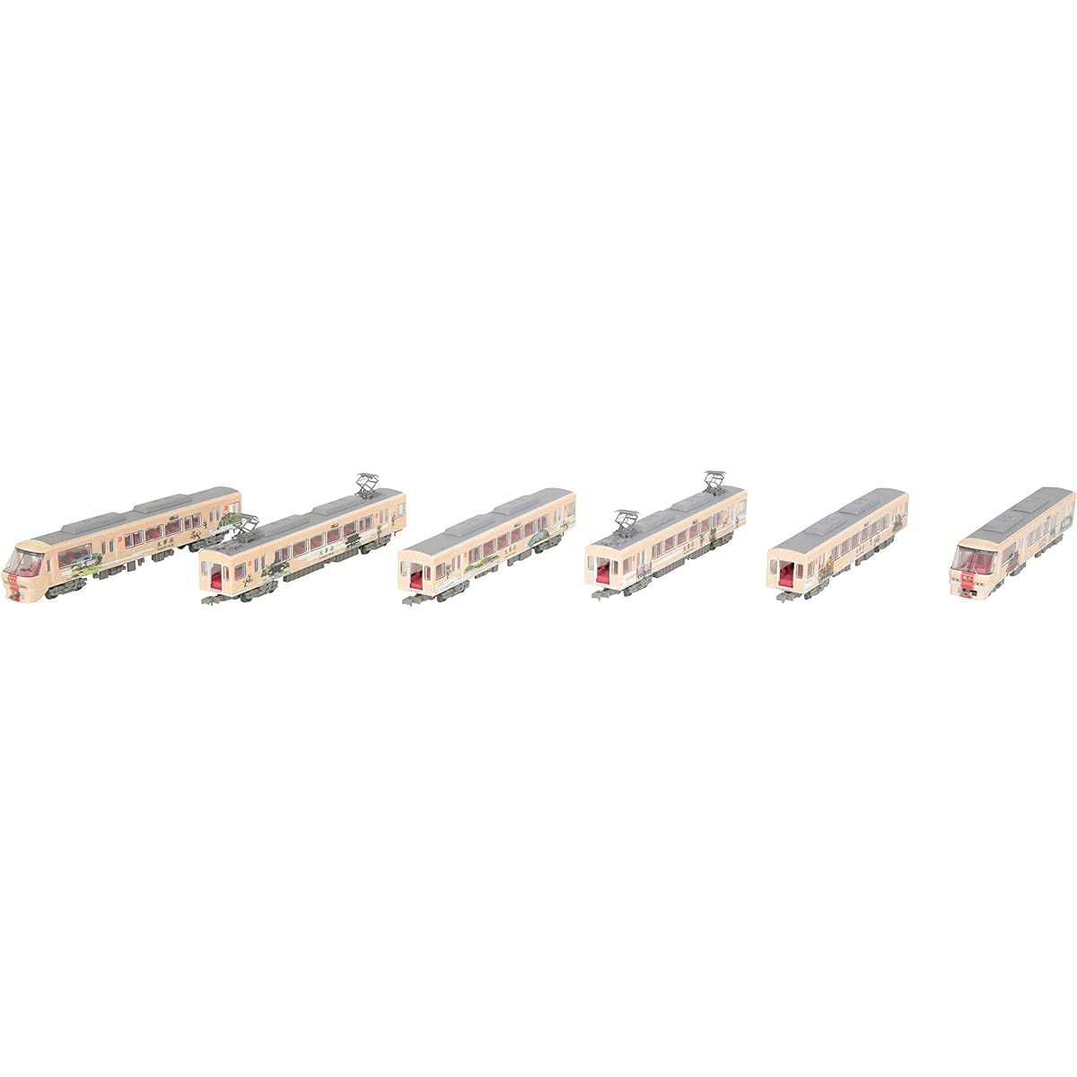 Railway Collection Tetsukore Nishi-Nippon Railway Type 8000 Traveler 6-Car Set Diorama Supplies (Manufacturer's First Order Limited Production)