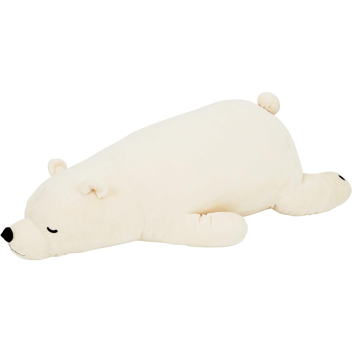 Ribuhaato Body Pillow Premium Nemunem Animals Lucky Polar Bear BIG Size Fluffy Chewy Stuffed Toy 28979-11
