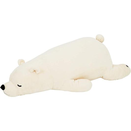 Ribuhaato Body Pillow Premium Nemunem Animals Lucky Polar Bear BIG Size Fluffy Chewy Stuffed Toy 28979-11