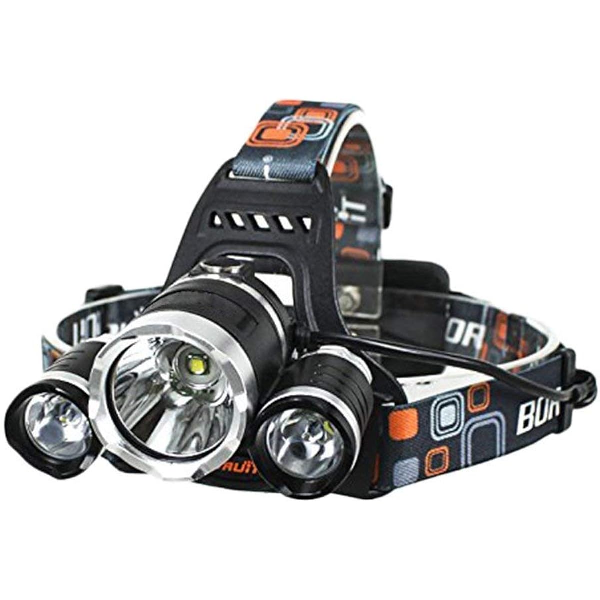 SUCCUL KOZATO LED Headlight, Rechargeable Headlight, Fishing, Waterproof Coating, Headden, High Brightness LED, 4 Lighting Modes, Work Light, Disaster Prevention, Mountain Climbing, Fishing, Running, Night Fishing, Camping, Helmet Light, Lantern, 2 18650