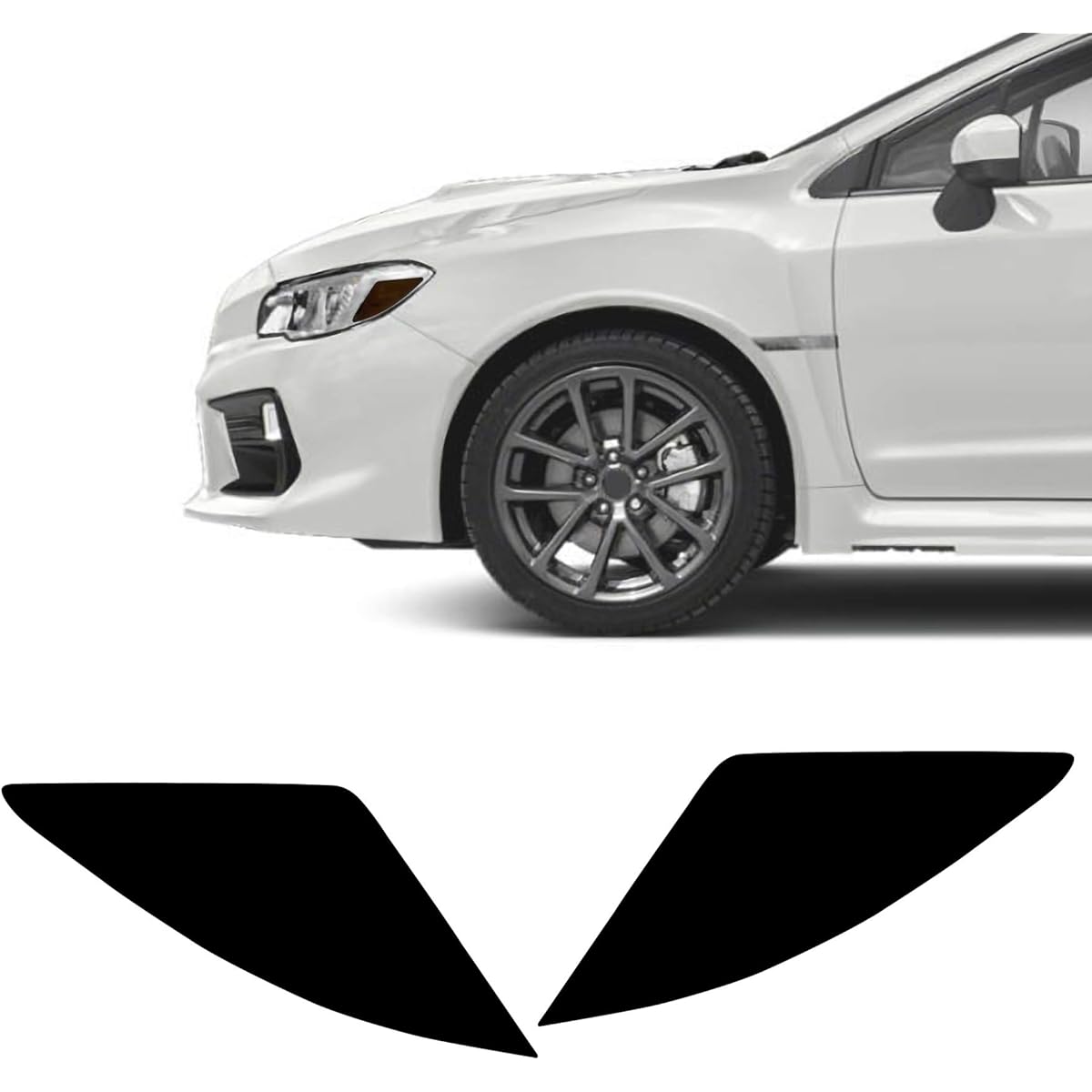NDRUSH Headlight Vinyl Tint Film cut Headlamp Overlay Subaru WRX/STI 2016 2017 2017 2019 2019