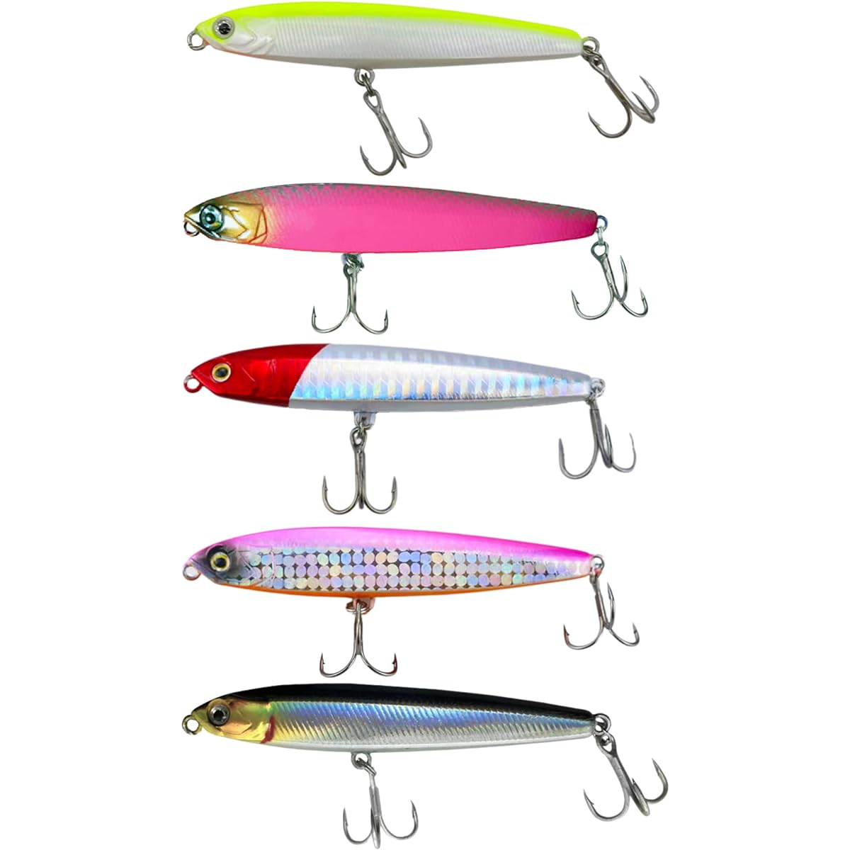 KAJIKI FLYKING 95S 24g 80S14g Sinking Pencil Set Tungsten center of gravity movement Fly away! Horizontal swim! Horizontal fall! Seabass/Bluefish/Flounder/Perch/Magochi/Hairfish lure set