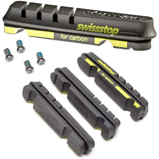 SWISS STOP FLASH EVO BLACK PRINCE Brake Shoe for Carbon Rim