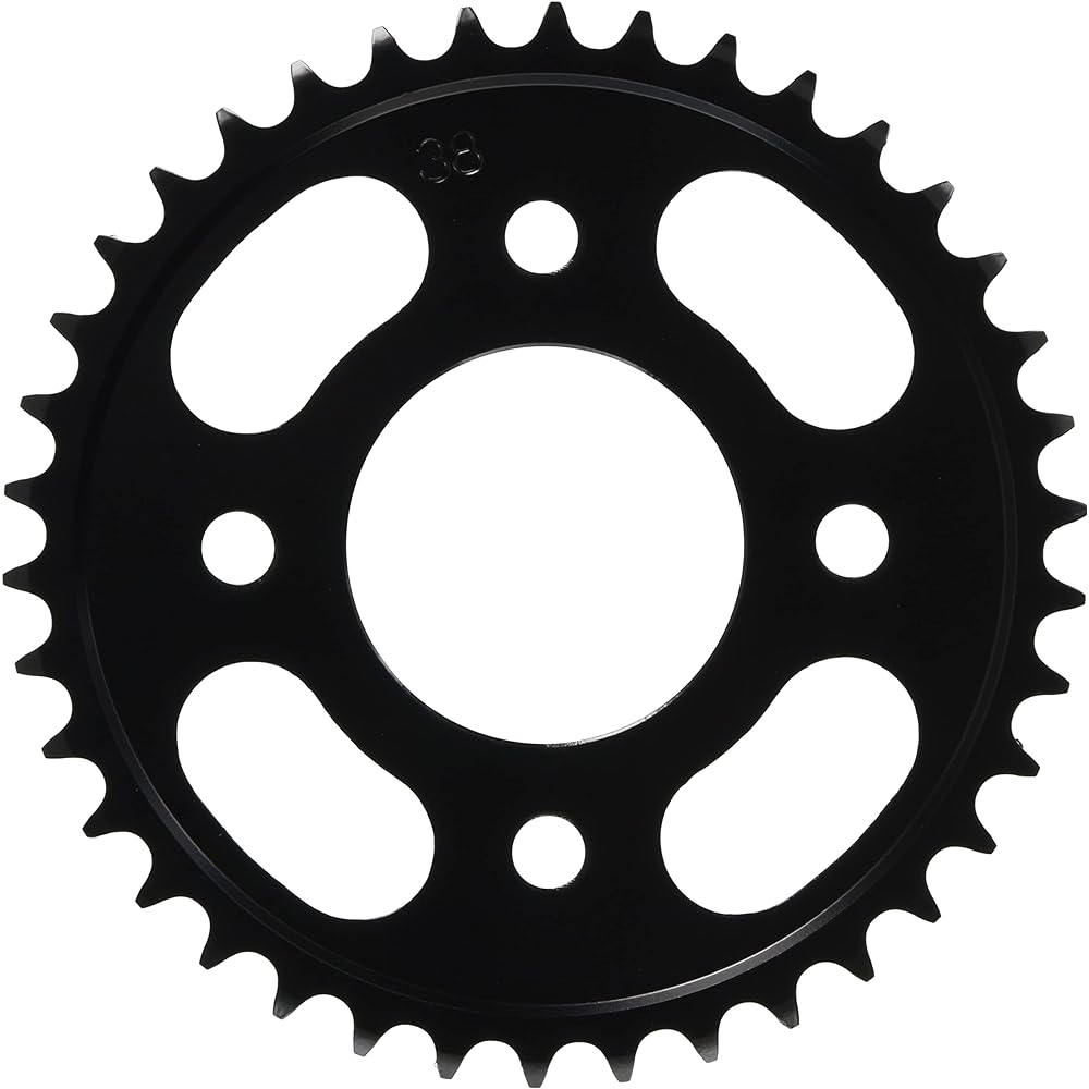 KITACO Driven Sprocket Rear Steel Black 38T Grom (JC92) Monkey 125 (JB03) etc. 535-1452038