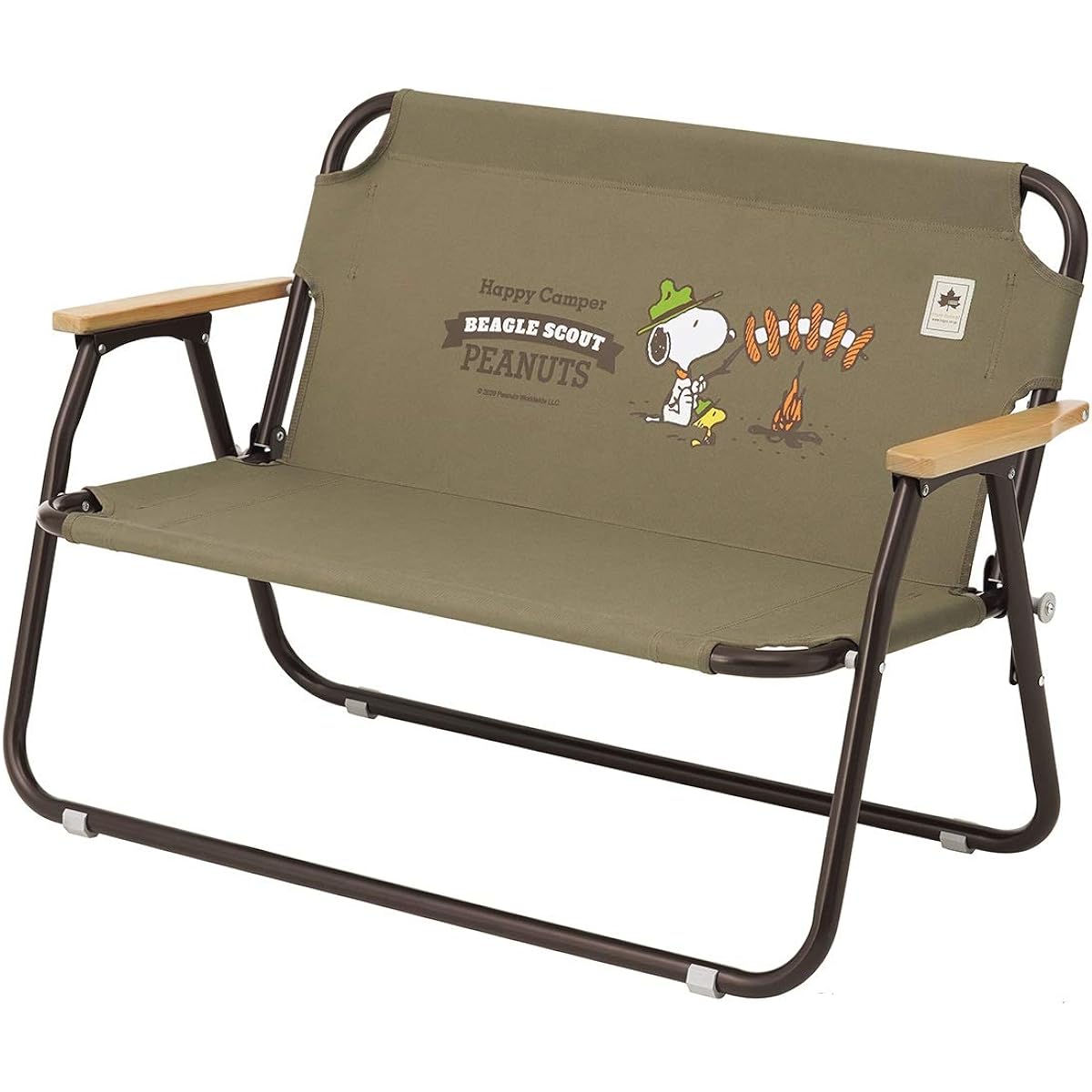 LOGOS SNOOPY Chair for2 86001085 Two-Person Peanut Outdoor Folding Camping Chair