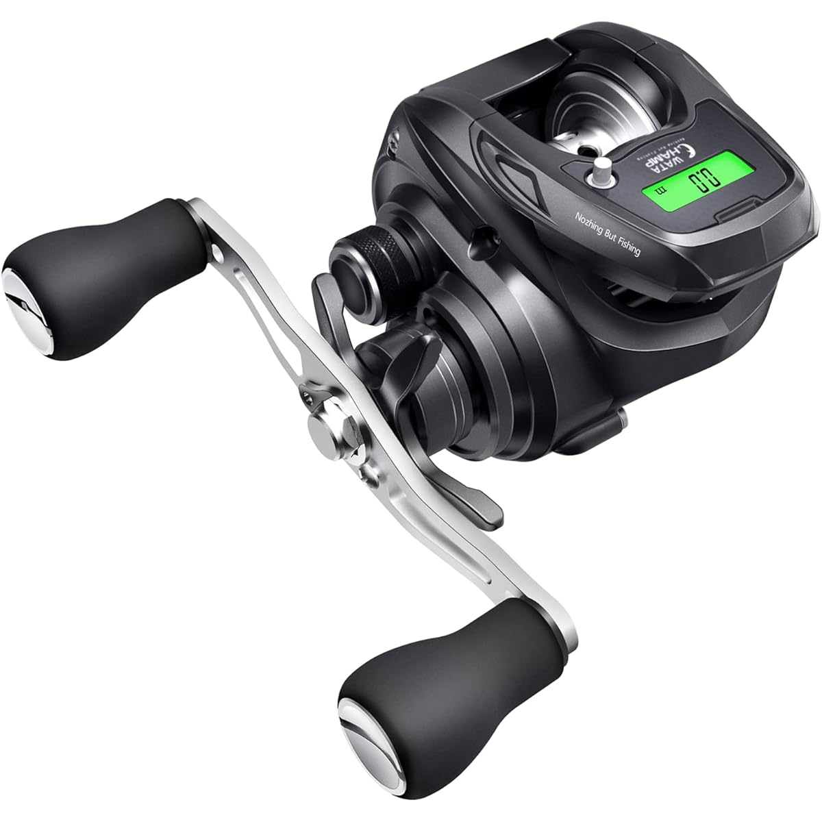 WATACHAMP Drop Shot Bait Reel with Counter LED Waterproof Line Counter Reel Replaceable Battery Large Capacity Spool Shore Jigging Night Fishing Sea Fishing Egging Lightweight Tairaba Reel Boat Reel Jigging Bait Reel Horse Mackerel Rockfish