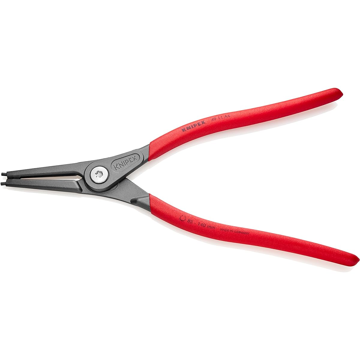 KNIPEX KNIPEX 4911-A4 Shaft Precision Snap Ring Pliers Straight (SB)