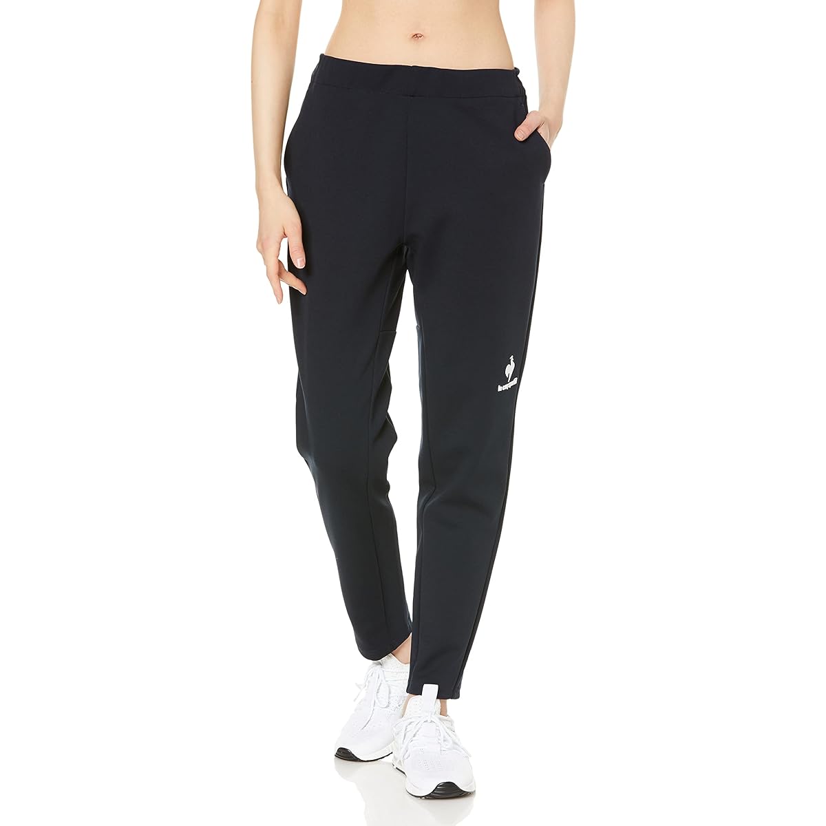 [Le Coq Sportif] Long Pants Training Grand Suit Sweat Absorbent Quick Drying Stretch UV Protection UPF50 Jersey Running Women's