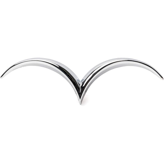 Krator Chrome Speedo & Tach Accent Brow Trim Compatible with Harley-Davidson Electra Glide Classic FLHTC/I 1996-2013