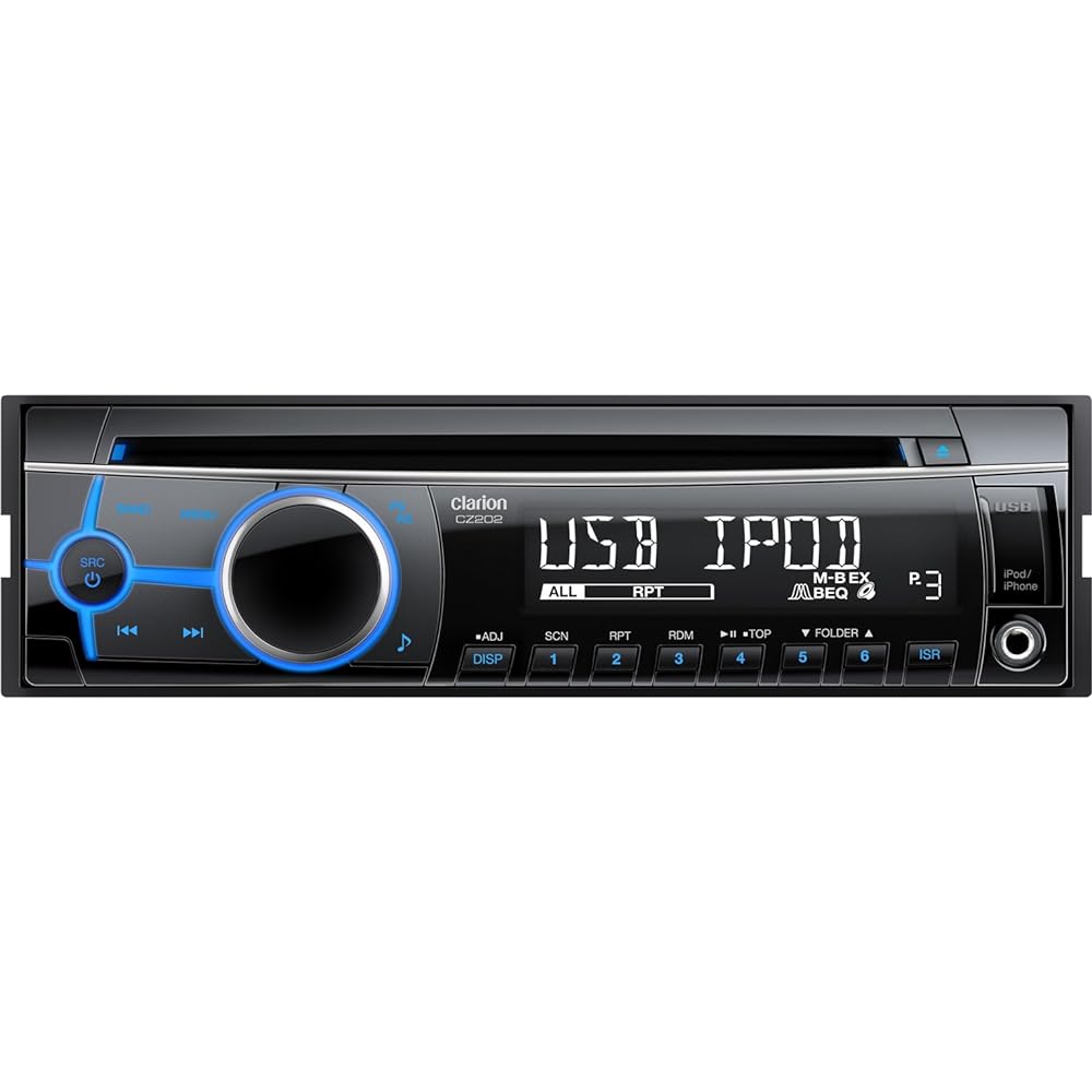 Clarion CZ202 CD/MP3/WMA receiver with USB slot