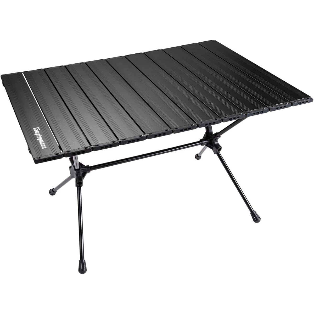 Camping Moon (CAMPING MOON) Roll Table Slim Table Camping Folding Table Table Low Style 2 Height Adjustment T-520-BK