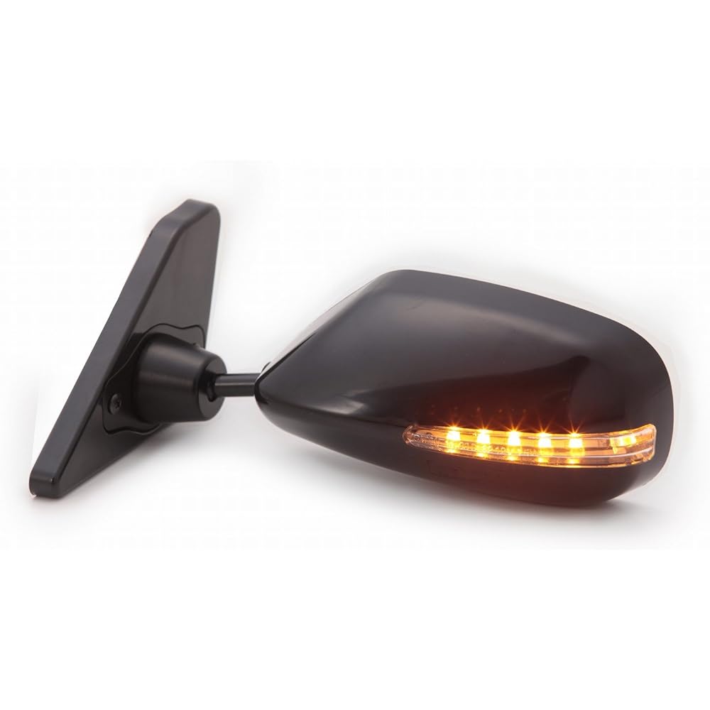 Side Mirror Ford Mustang 5th Early Year [1994~1998] GT2 Mirror LED Black Mirror Surface Manual Adjustment Right Handle SBMGT2BKLR-0511