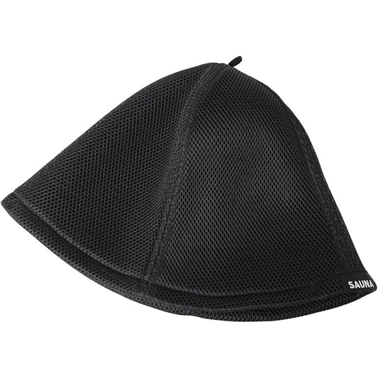 [14+ ICHIYON PLUS] Sauna Hat Men's Mesh Large Sauna Hat Women's Compact Machine Washable Comes with Bag Deep Large Size / 103497